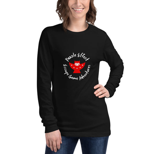 Puzzle Effect Circle Logo Unisex Long Sleeve Tee