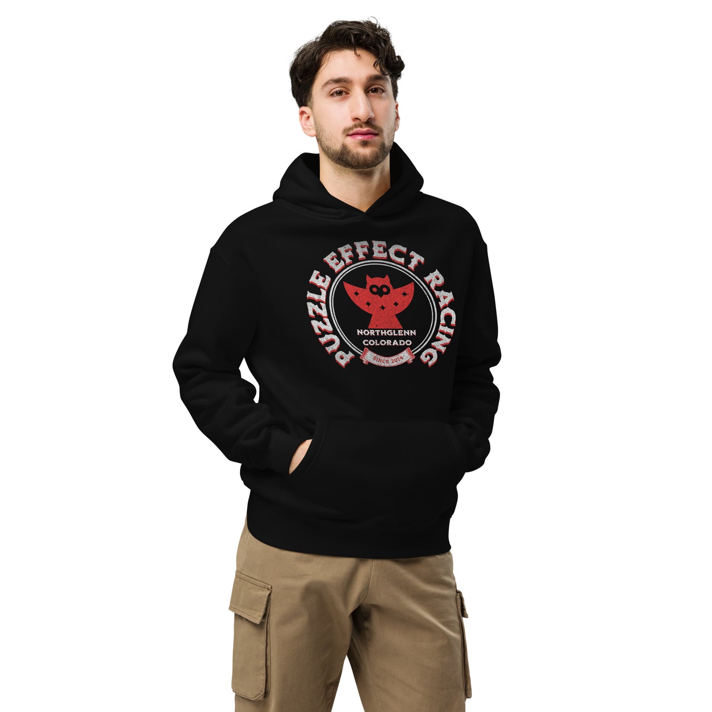Puzzle Effect Racing Unisex Oversized Hoodie