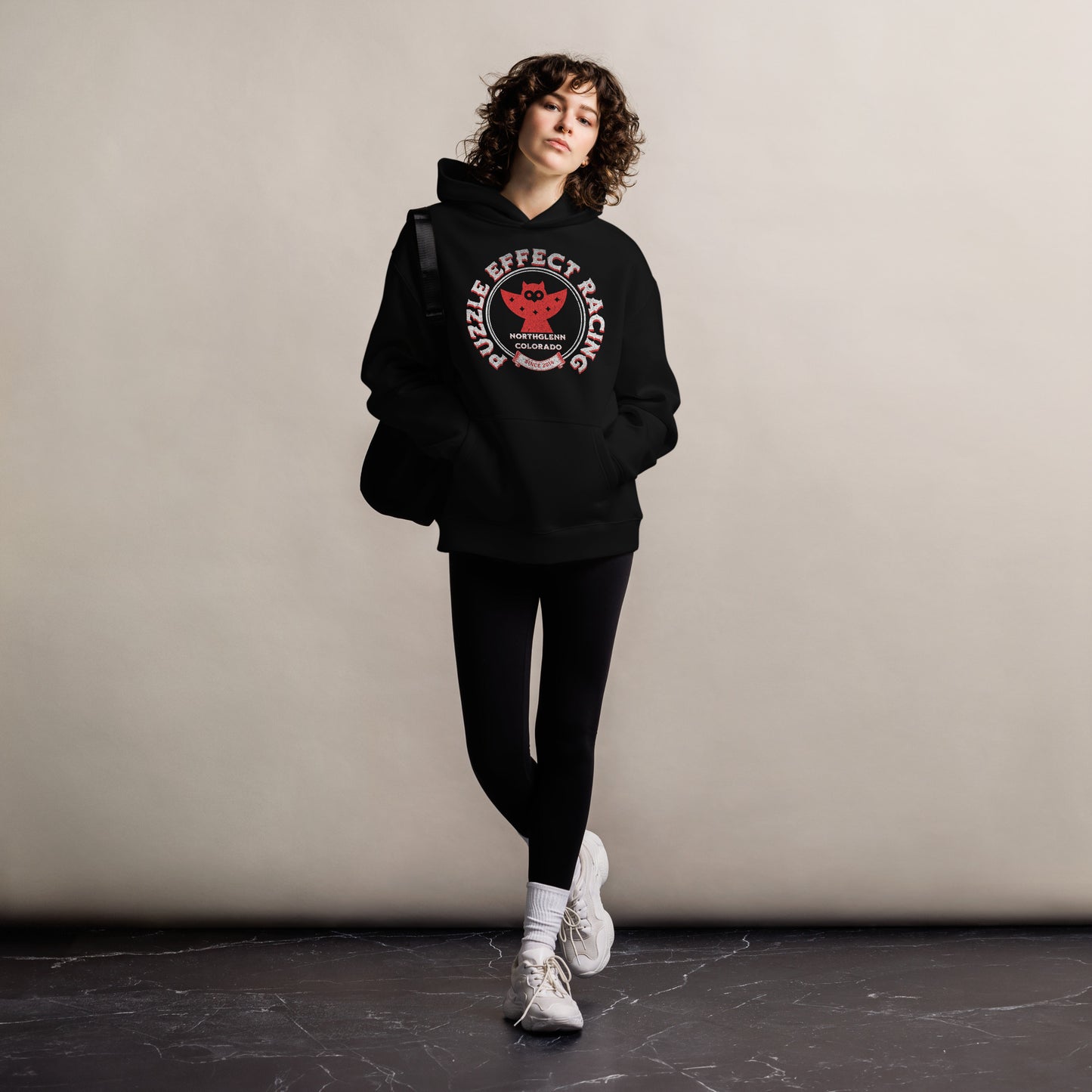 Puzzle Effect Racing Unisex Oversized Hoodie