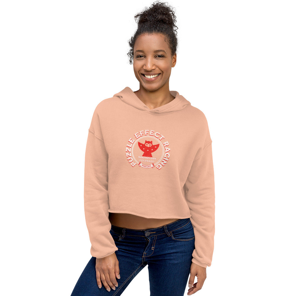 Puzzle Effect Racing Women's Crop Hoodie