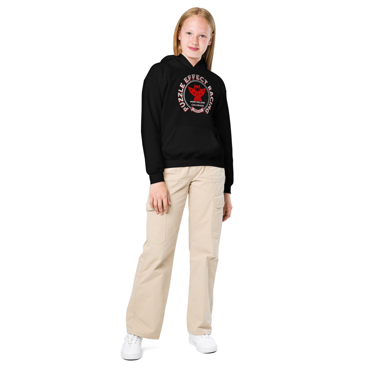 Puzzle Effect Racing Youth heavy blend hoodie