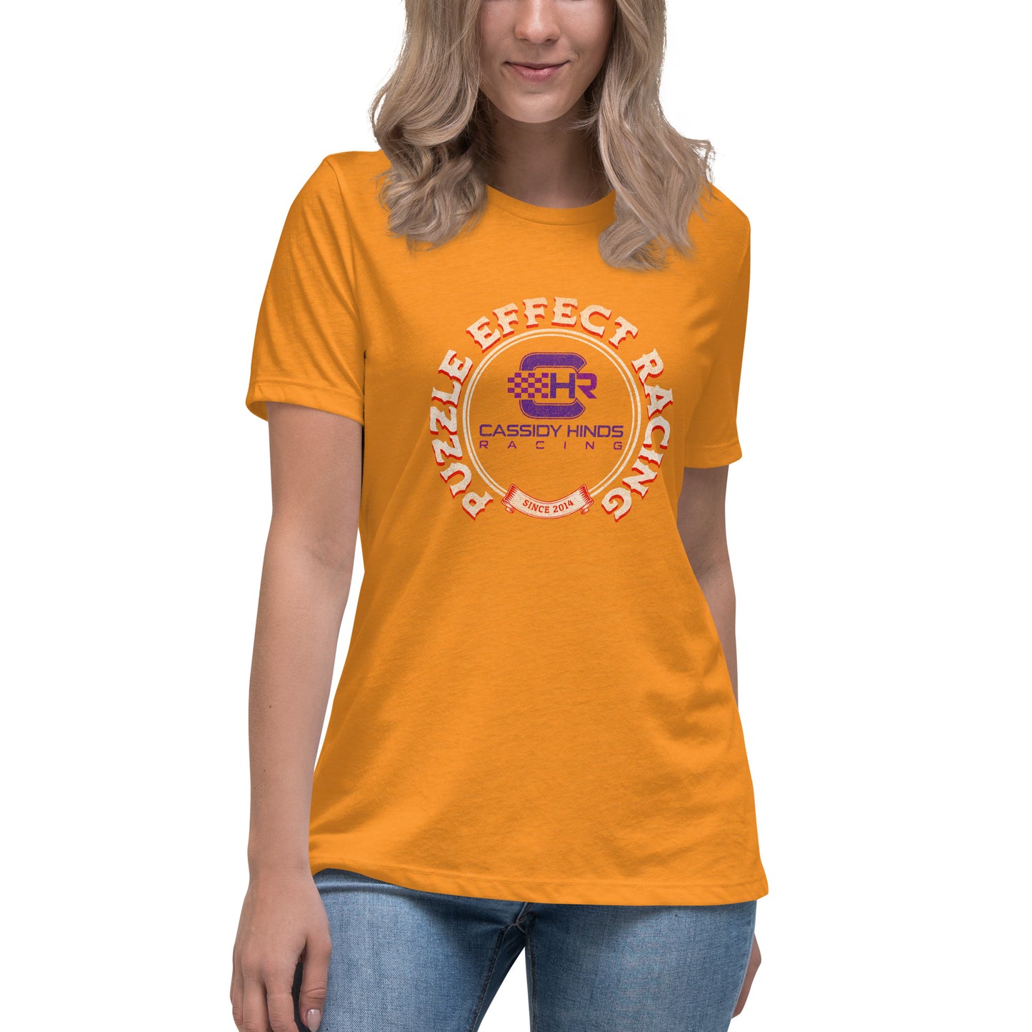 Cassidy Hinds - Puzzle Effect Women's Relaxed T-Shirt